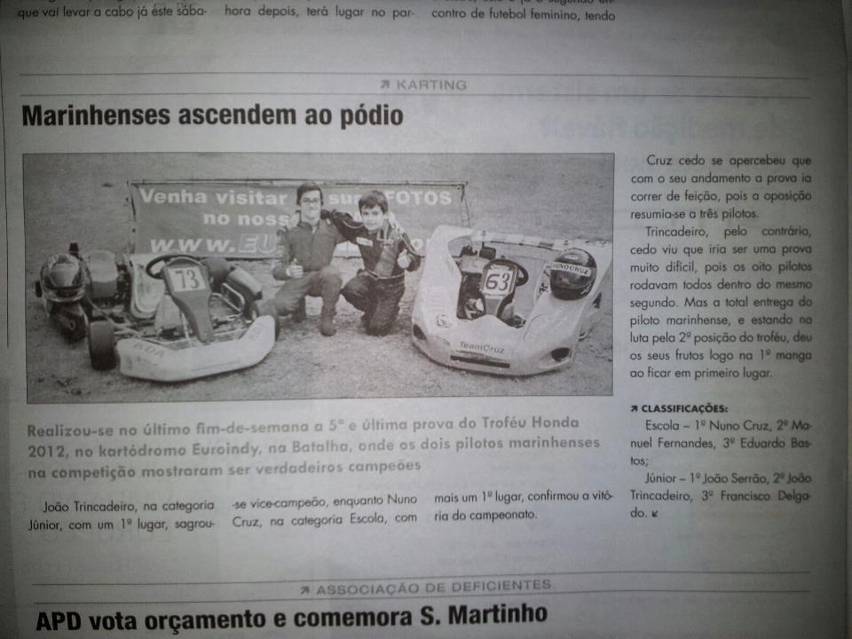 Imprensa escrita de 20121